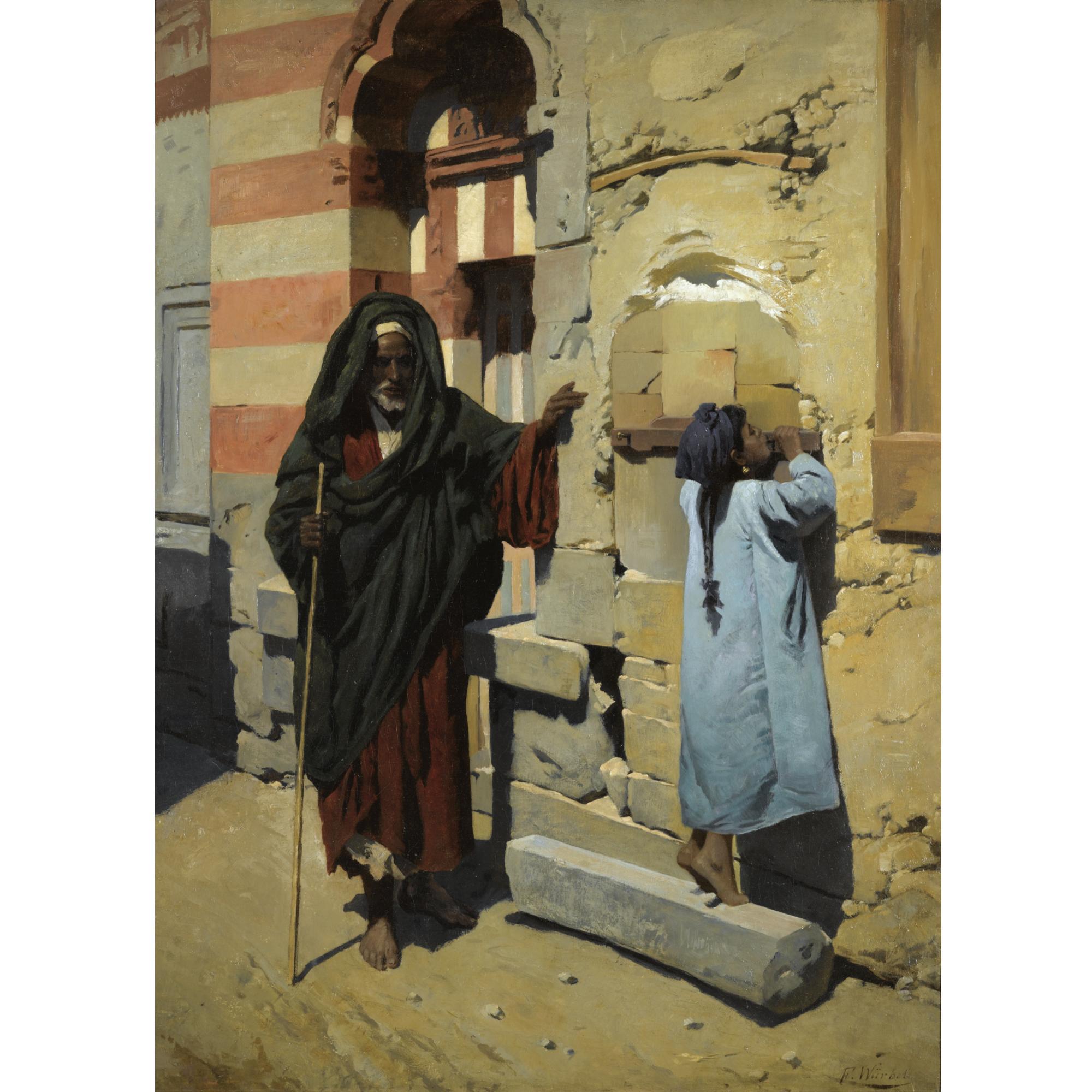 Franz Würbel - Austrian taking A Drink