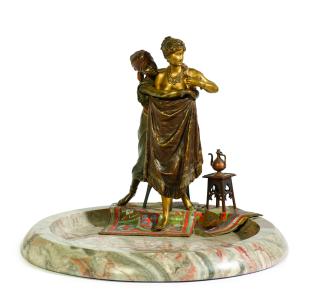 Franz Xaver Bergman - Lady At Her Bath