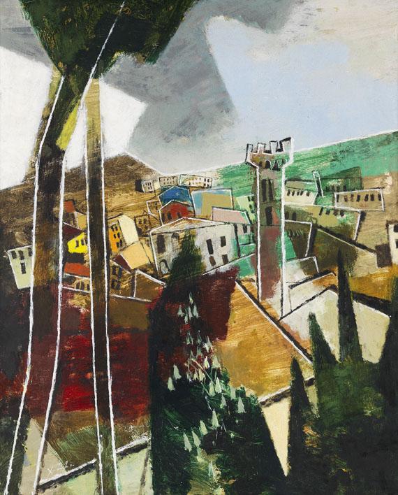 Franz Xaver Fuhr - Stadt im Vulkangebiet (Der Vesuv)