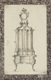 Franz-Xaver Habermann - Three designs for elaborate secretaires