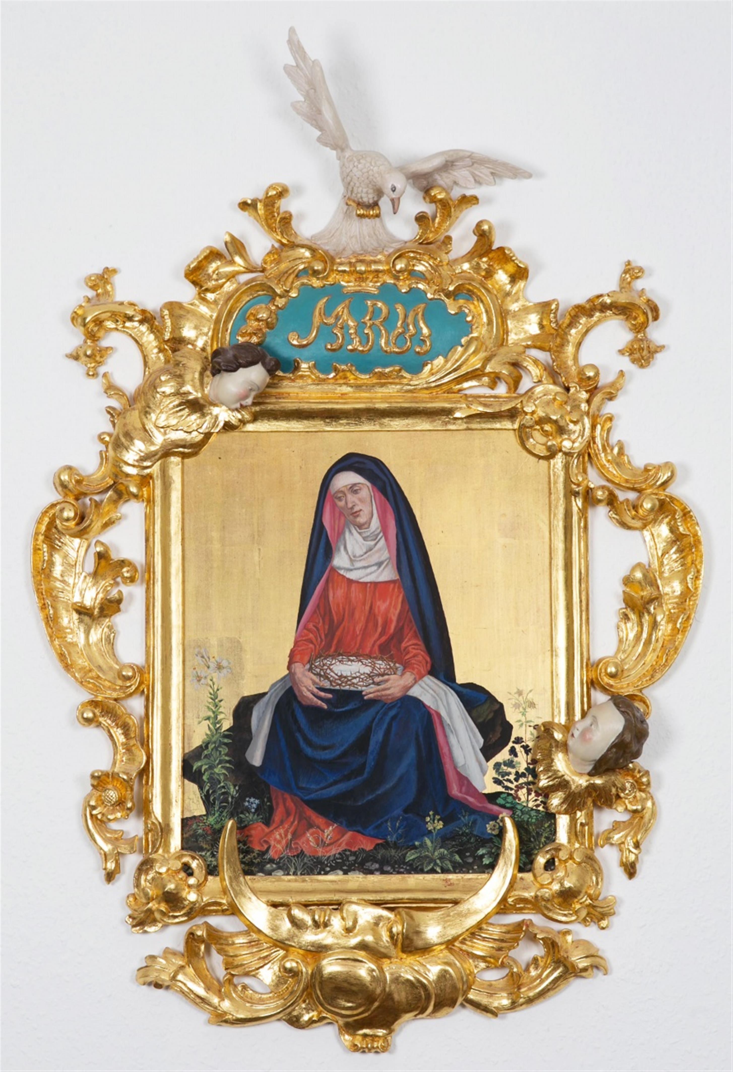 Franz Xaver Wilfrid Braunmiller - Ostermorgen - Maria mit dem Dornenkranz