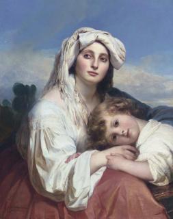 Franz Xaver Winterhalter - Italierin mit Kind