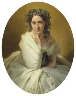 Franz Xaver Winterhalter - La comtesse Olga Esperovna Chouvalov, née princesse Beloselskaia-Belozerskaia (1838-1869)