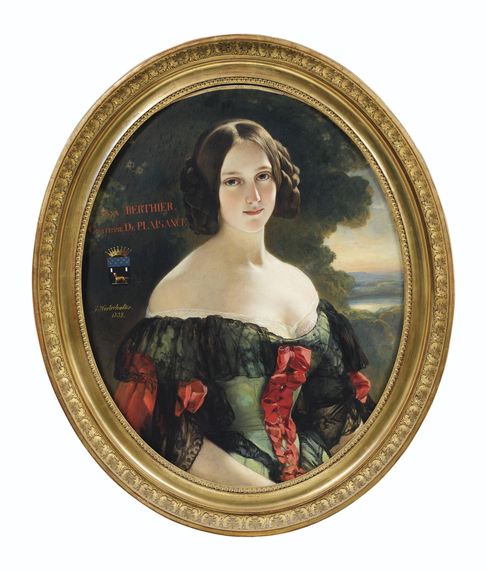 Franz-Xaver Winterhalter - Portrait D\'Anna Berthier, Comtesse De Plaisance