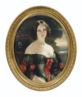 Franz-Xaver Winterhalter - Portrait D\'Anna Berthier, Comtesse De Plaisance