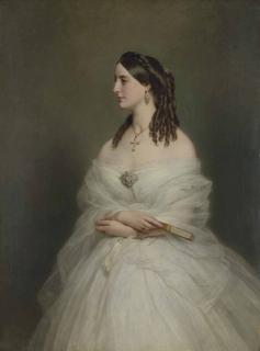 Franz-Xaver Winterhalter - Portrait of Mrs Vanderbyl