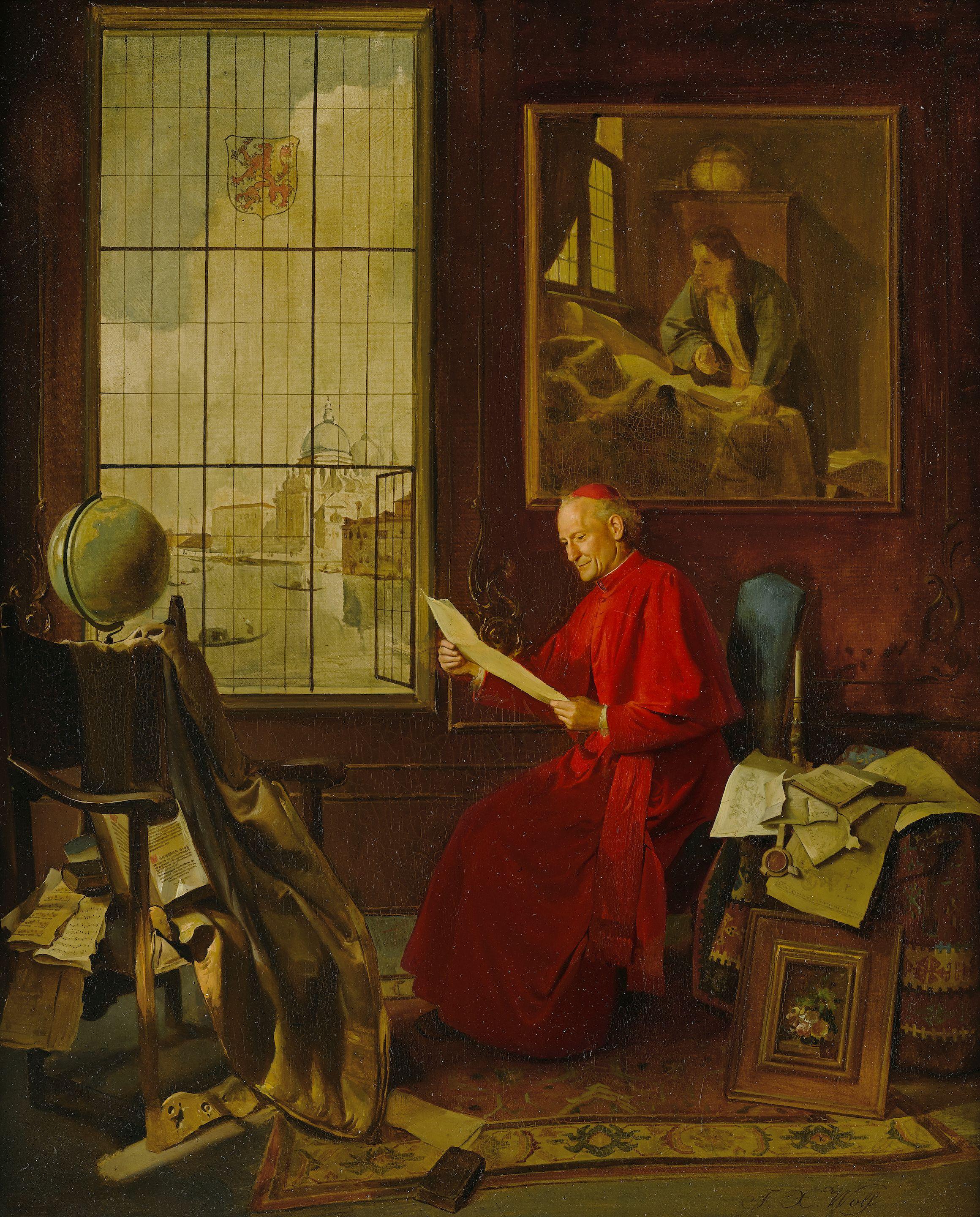 Franz Xaver Wolf - An engrossing letter