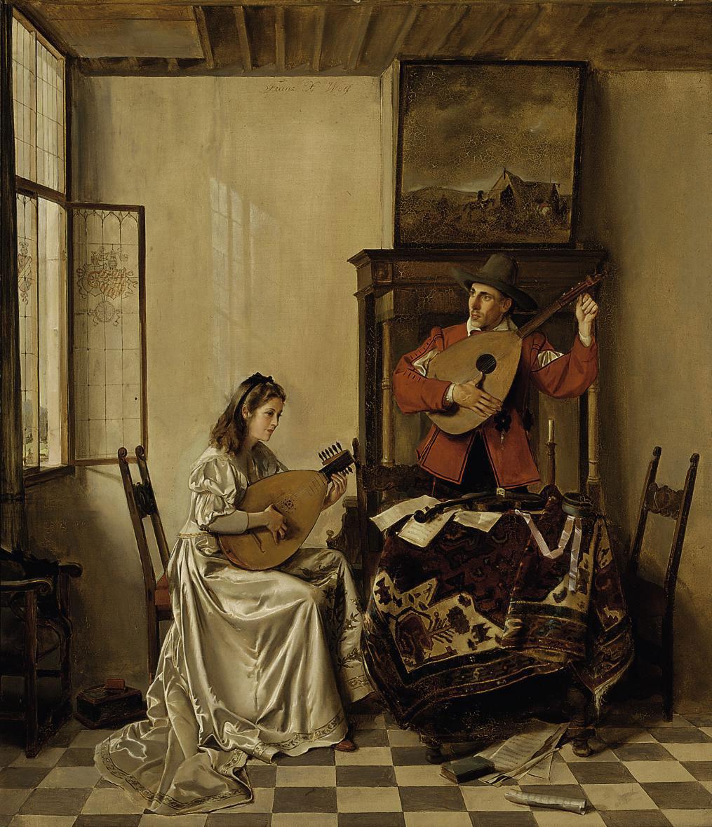 Franz Xaver Wolf - The music lesson