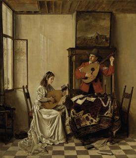 Franz Xaver Wolf - The music lesson