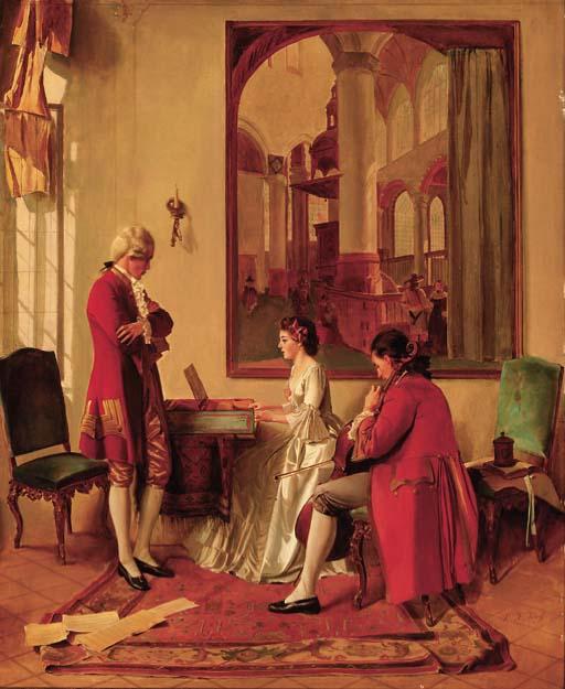 Franz Xaver Wolf - The Music Lesson