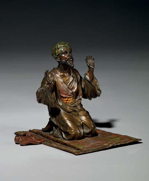 Franz Xavier Bergmann - Arab man praying