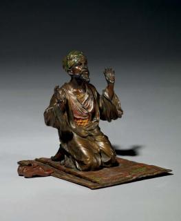 Franz Xavier Bergmann - Arab man praying