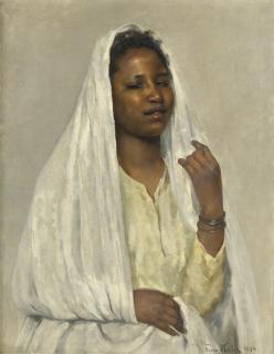 Franz Xavier Kosler - African Beauty In White