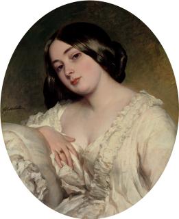 Franz Xavier Winterhalter - Portrait of a lady