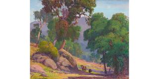 Fred Grayson Sayre - Pastoral II 16 x 20 in. framed 22 1/2 x 26 1/2 in.