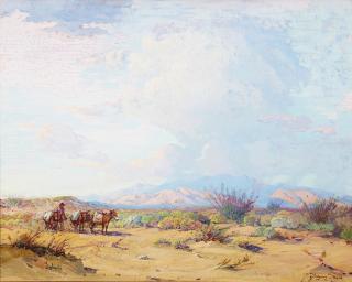 Fred Grayson Sayre - Prospector with Pack Mules