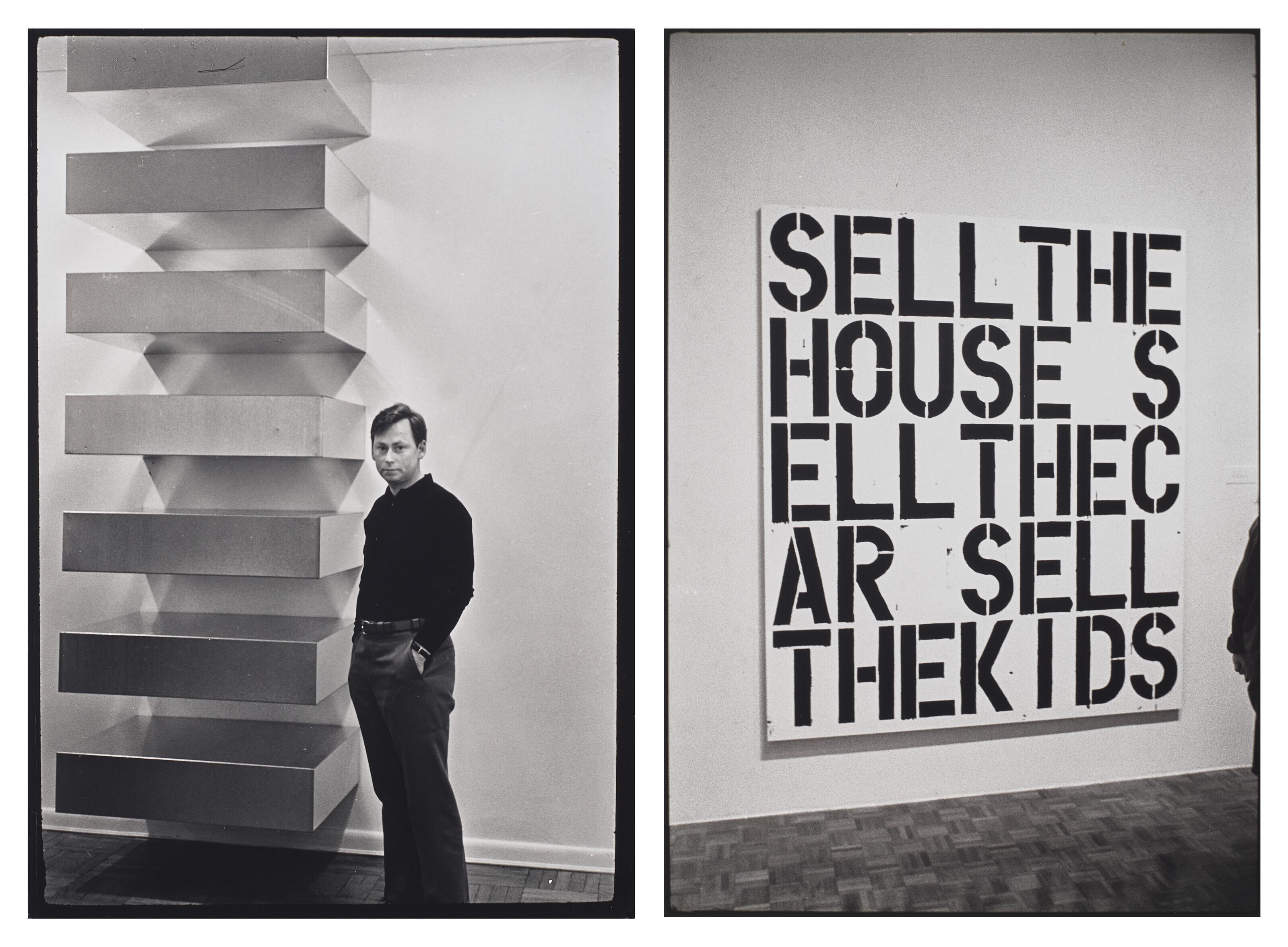 Fred McDarrah - Two artist\'s portraits, c. 1960s