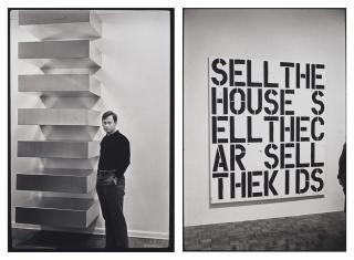 Fred McDarrah - Two artist\'s portraits, c. 1960s