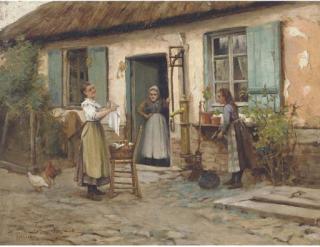 Fred Millard, R.B.A. - Fresh Linen