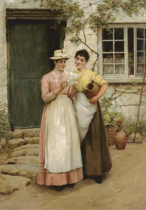 Fred Millard, R.B.A. - News from afar