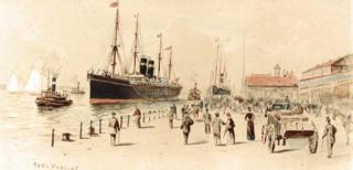 Fred Pansing - American Line: Philadelphia-Liverpool Service