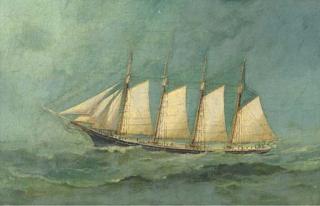 Fred Pansing - Schooner S.P. Blackburn on High Seas