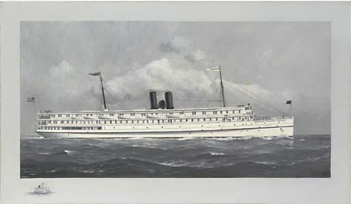 Fred Pansing - The Eastern Steamship Company, Camden at sea