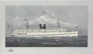 Fred Pansing - The Eastern Steamship Company, Camden at sea