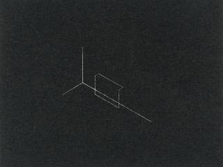 Fred Sandback - 1 Bl. aus: Twenty-Two Constructions from 1967