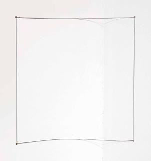 Fred Sandback - Blue Day-glo Corner Piece