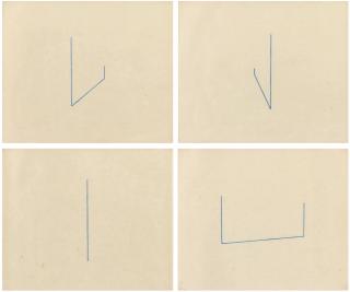 Fred Sandback - Ohne Titel I-VI