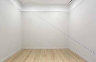 Fred Sandback - Untitled (Diagonal Construction)