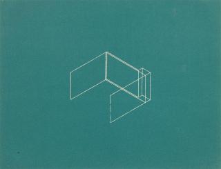 Fred Sandback - Untitled (from: Twenty-Two Constructions from 1967)