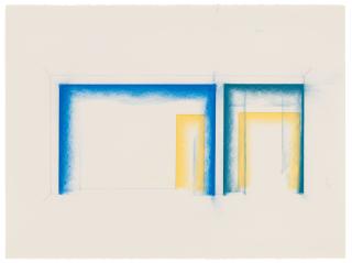 Fred Sandback - Untitled (Isometric of Private Residence, New York)