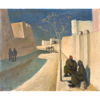 Fred Stauffer - Marokkanische Strassenszene, 1925 Street Scenery In Marocco, 1925