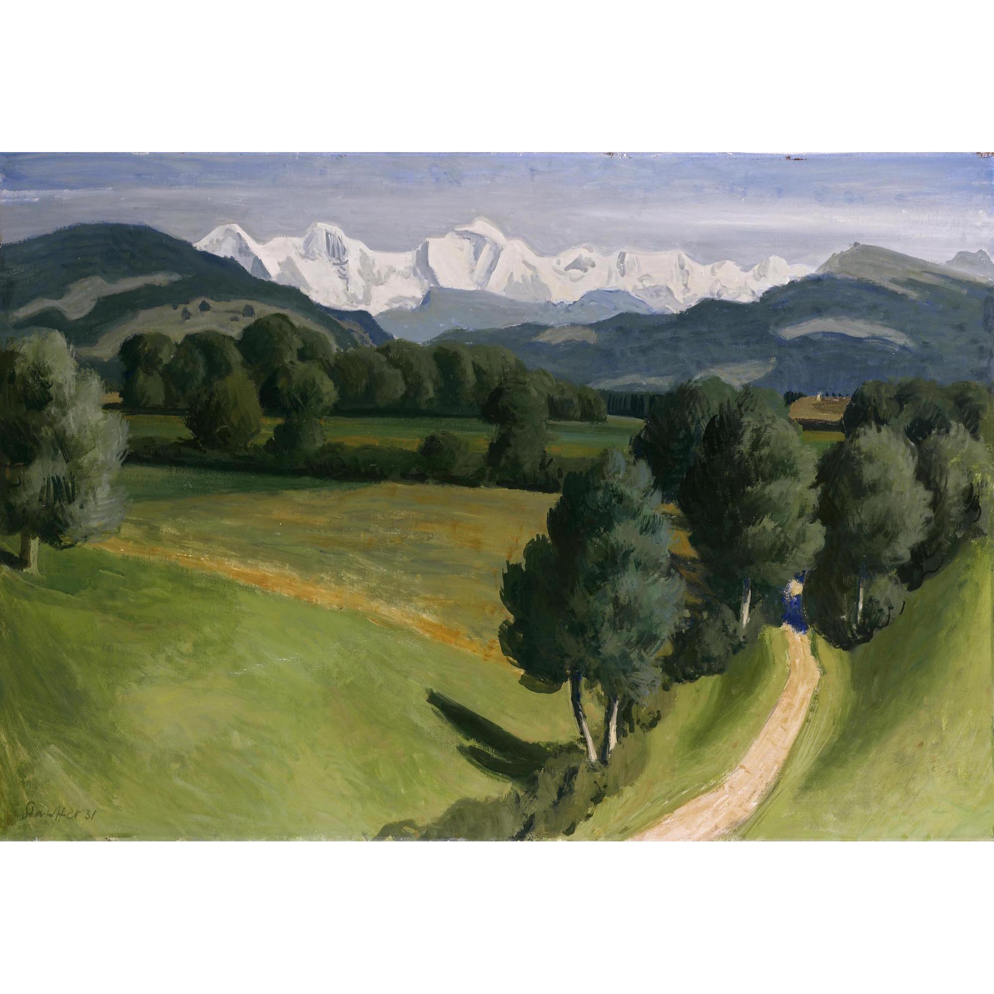 Fred Stauffer - Sommerlandschaft, 1931 Summer Landscape, 1931  