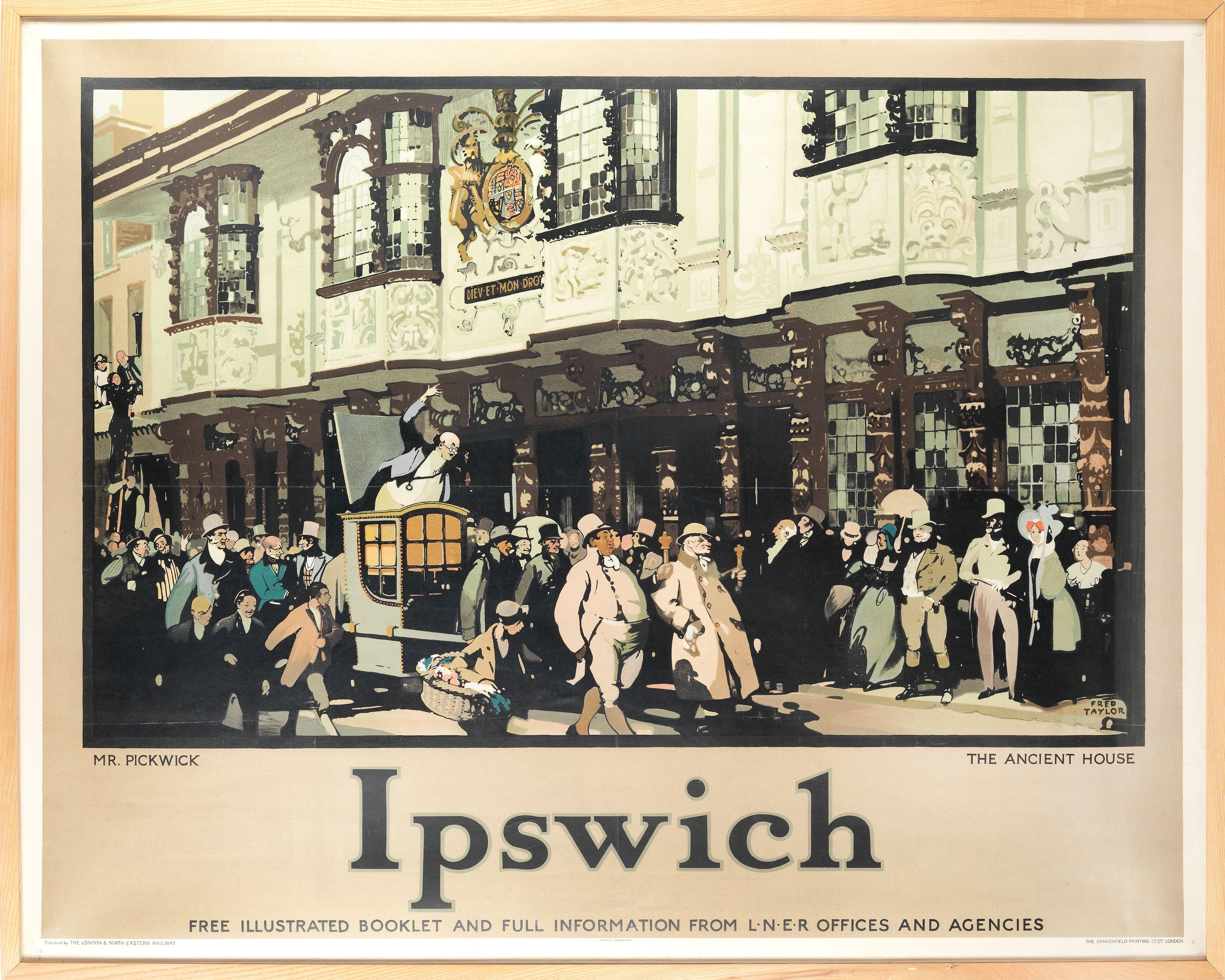 Fred Taylor - Ipswich, The Ancient House. Lner
