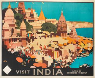 Fred Taylor - VISIT INDIA LAND OF SUNSHINE & COLOUR
