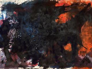 Fred Thieler - „Anzügliches Schwarz“.