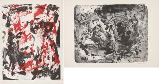 Fred Thieler - Konvolut von 2 Lithografien.