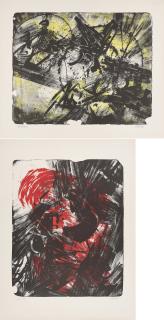 Fred Thieler - Konvolut von 2 Lithografien.