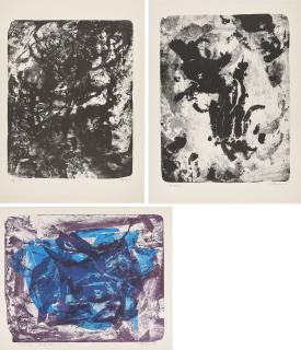 Fred Thieler - Konvolut von 3 Lithografien.