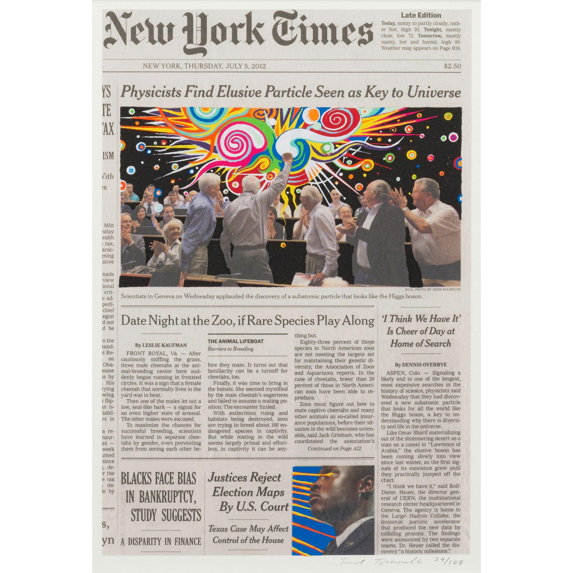 Fred Tomaselli - July 5, 2012, from Vera List Anniversary