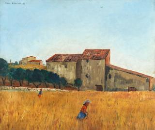 Fred Uhlman - Figures In Landscape