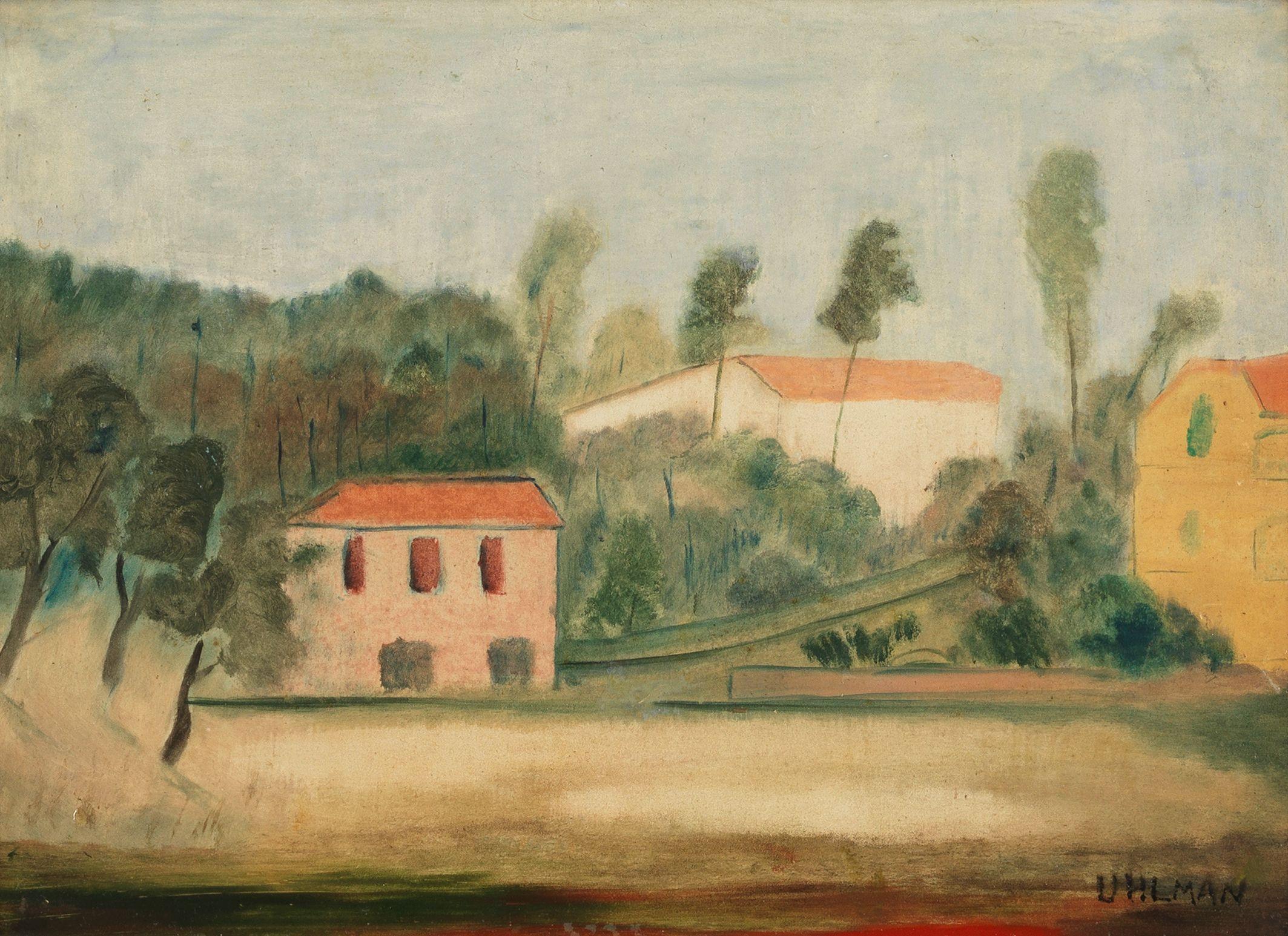 Fred Uhlman - Mediterranean Village