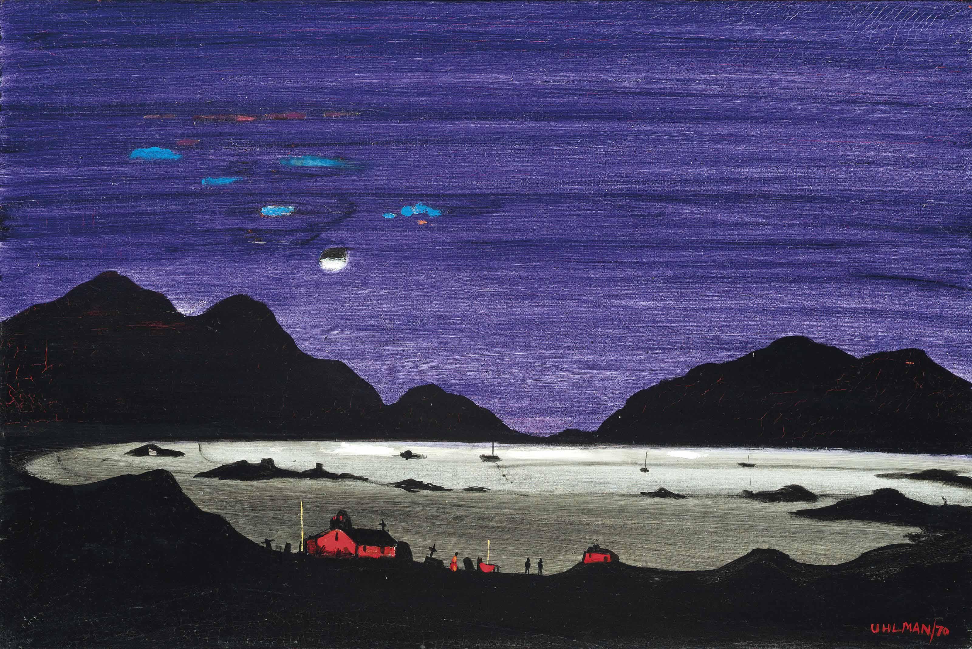 Fred  Uhlman - Moonlit Landscape