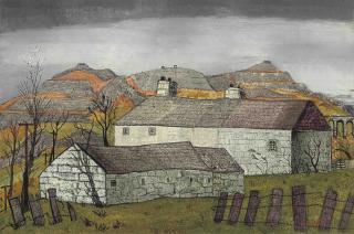 Fred Uhlman - Welsh Cottages