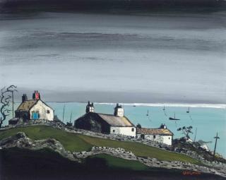 Fred Uhlman - Welsh Cottages