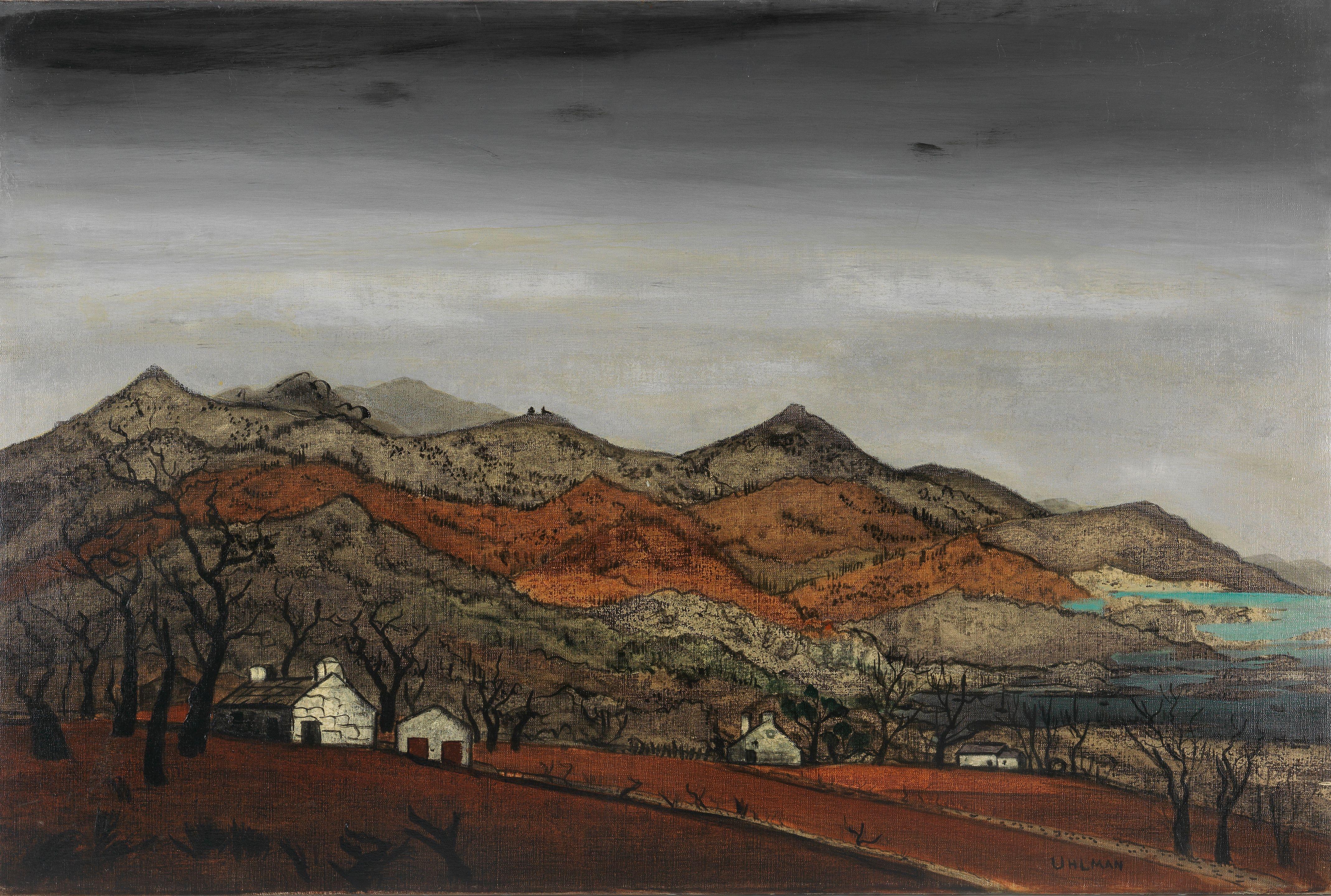 Fred Uhlman - Welsh Landscape (unframed)