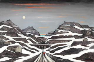 Fred Uhlman - Welsh Slate Mines In Snow